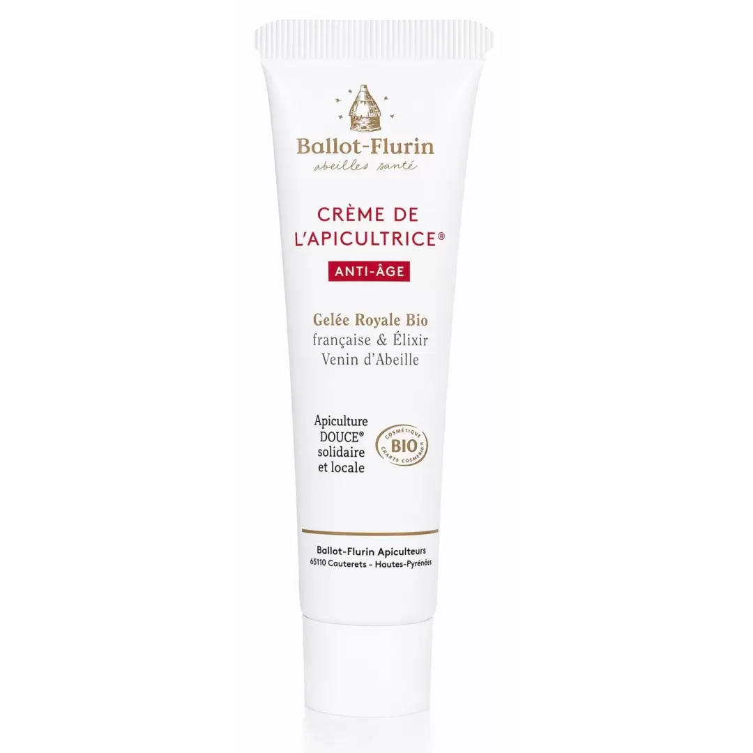 Crème visage Anti-âge BIO - Crème de l'Apicultrice | Ballot-Flurin