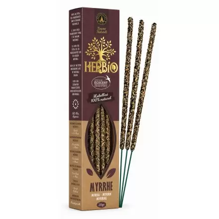 Encens Herbio Myrrhe  – Encens naturel smudge certifié Ecocert