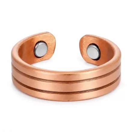 Bague en cuivre magnétique réglable – cuivre pur & aimants néodyme