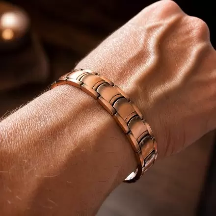 Bracelet cuivre magnétique – cuivre pur & aimants néodyme