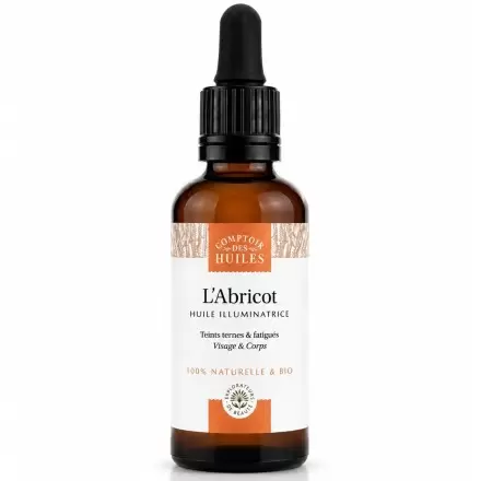 Huile d’abricot bio illuminatrice | Comptoir des Huiles