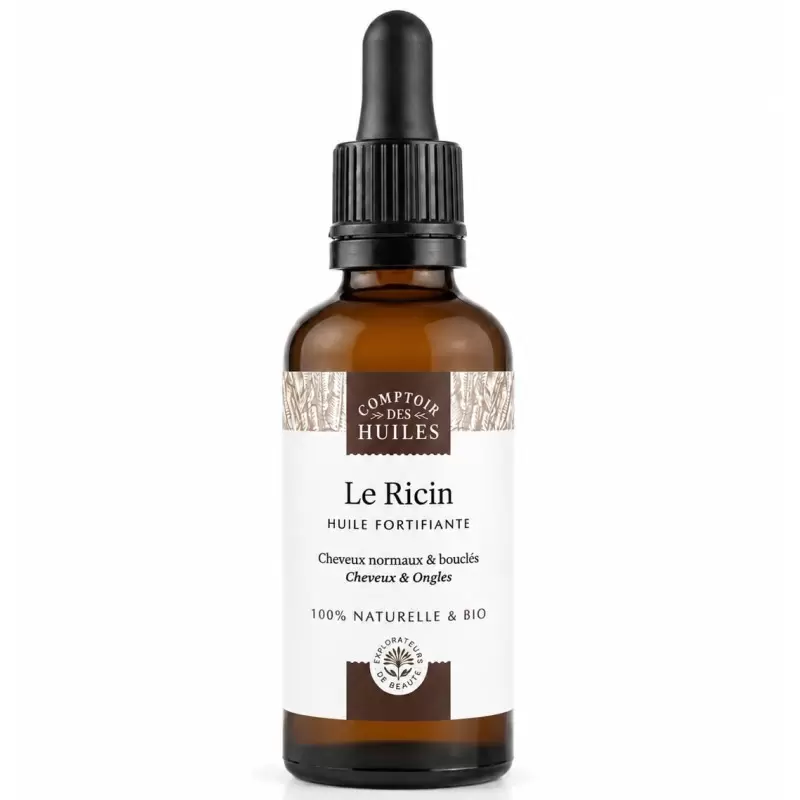 Huile de ricin bio fortifiante | Comptoir des Huiles