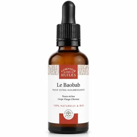 Huile de baobab bio nourrissante | Comptoir des Huiles