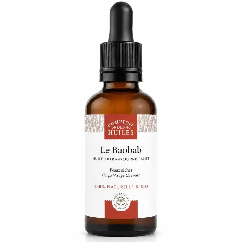 Huile de baobab bio nourrissante | Comptoir des Huiles