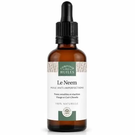 Huile de neem BIO - 50ml - Comptoir des Huiles