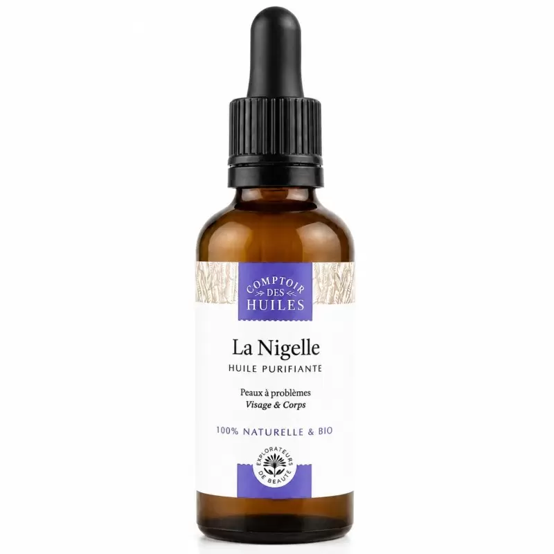 Huile de nigelle bio purifiante | Comptoir des Huiles