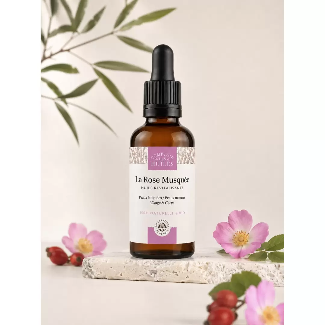 Huile de rose musquée bio régénérante | Comptoir des Huiles