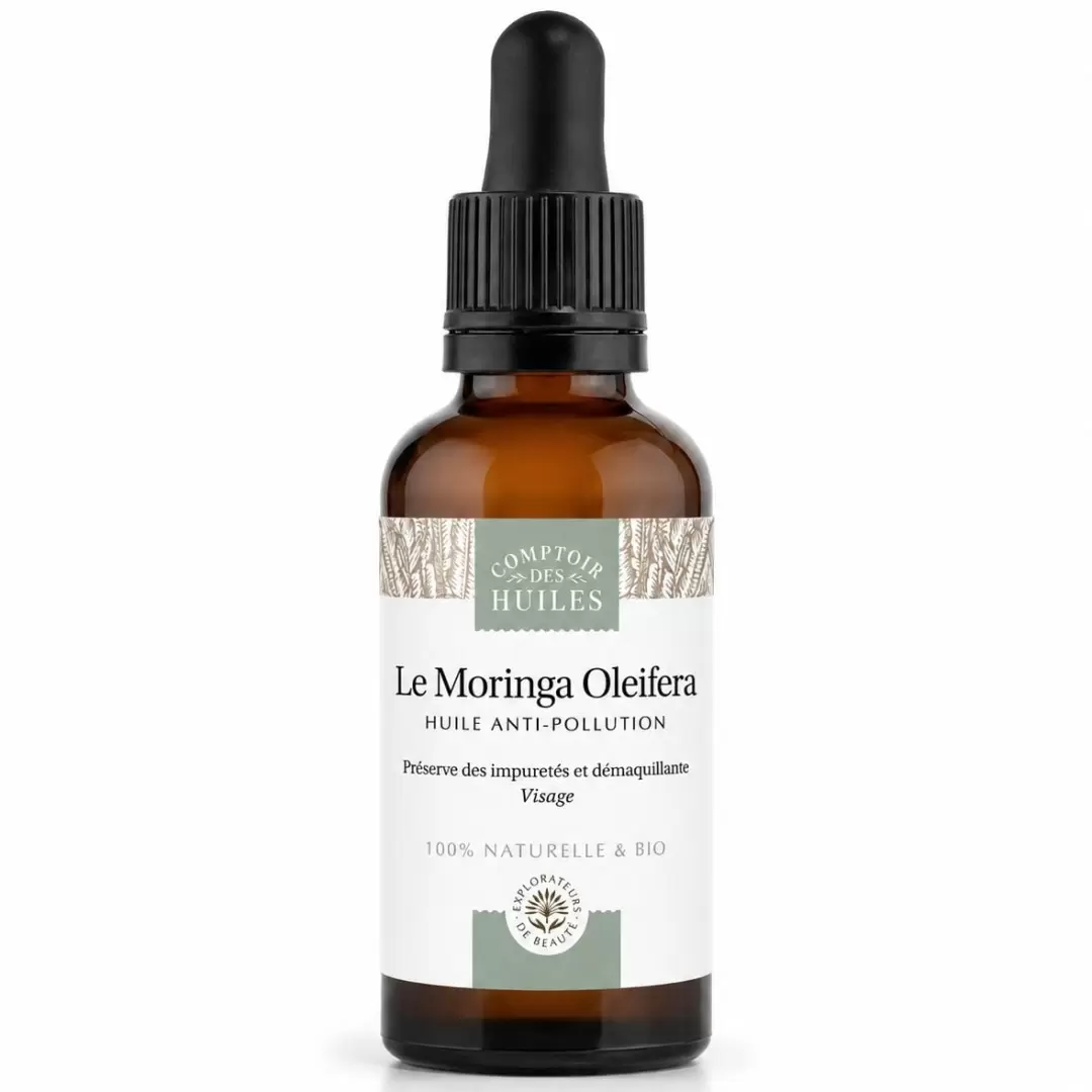 Huile de moringa bio anti-pollution | Comptoir des Huiles