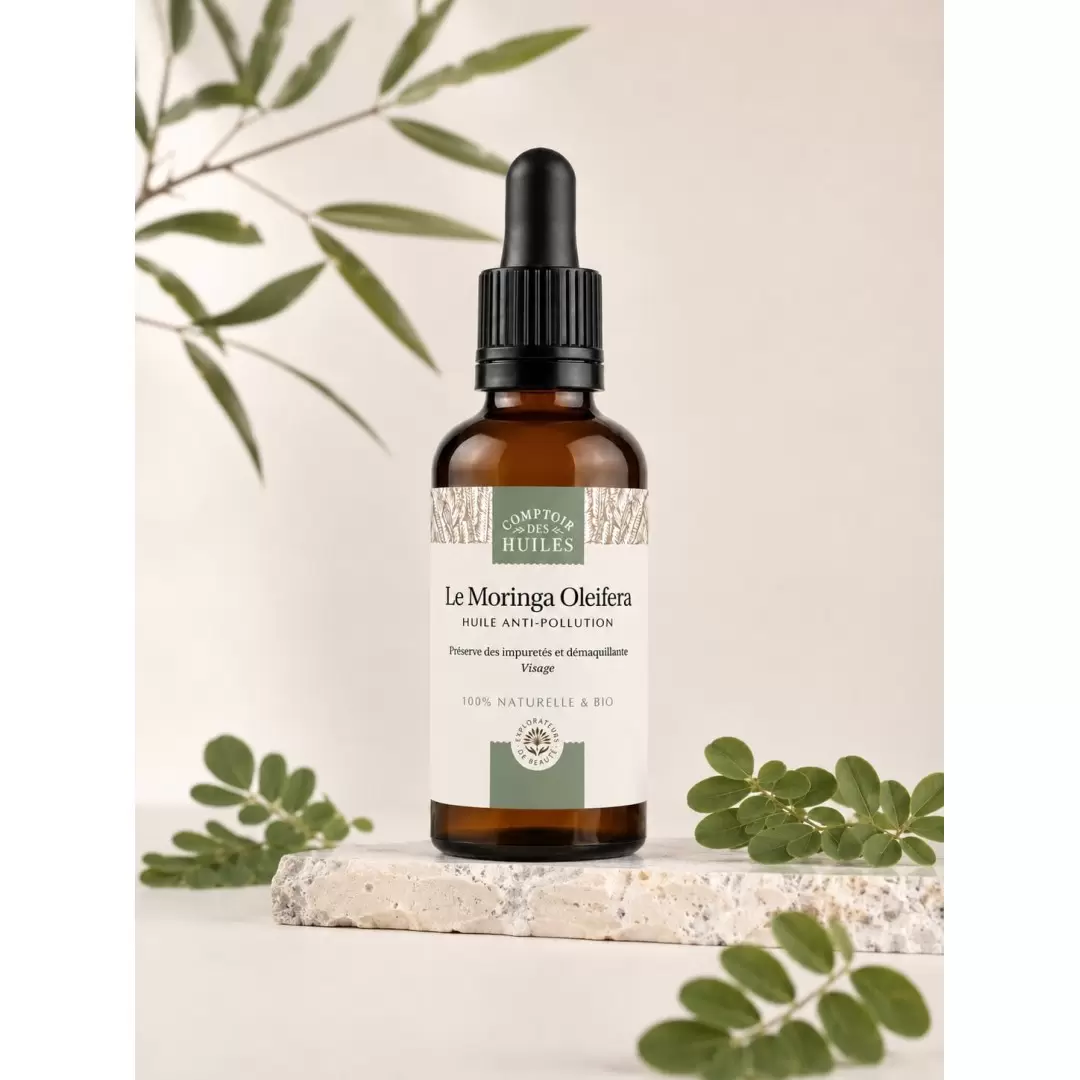 Huile de moringa bio anti-pollution | Comptoir des Huiles