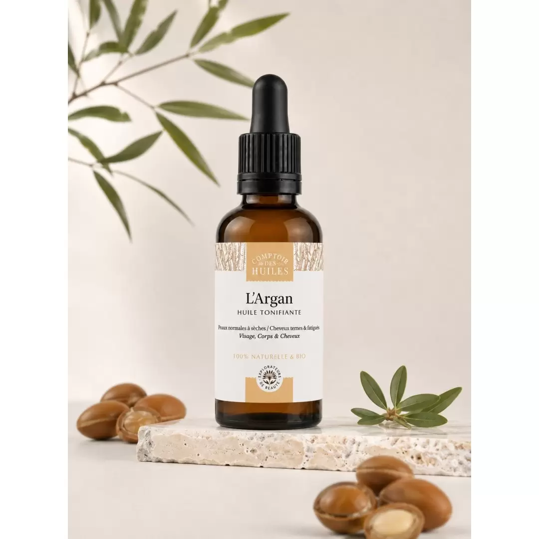 Huile d’argan bio tonifiante | Comptoir des Huiles