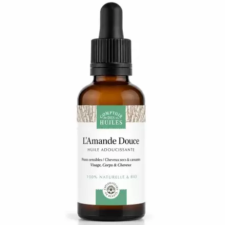 Huile d’amande douce bio adoucissante | Comptoir des Huiles