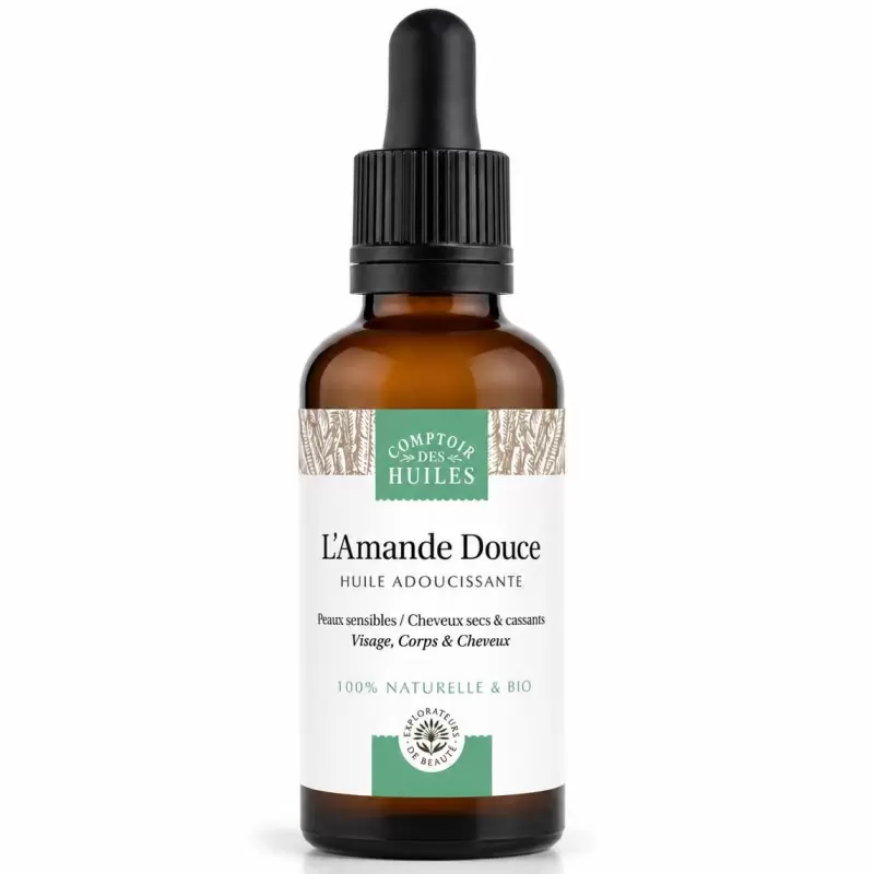 Huile d’amande douce bio adoucissante | Comptoir des Huiles