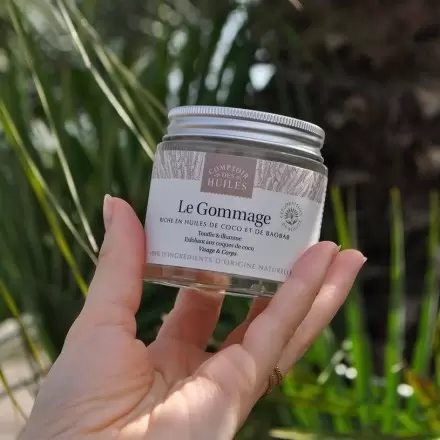 Gommage bio visage corps à la coco | Comptoir des Huiles