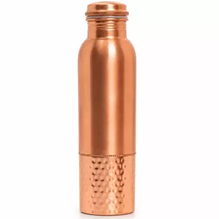 Gourde cuivre semi-martelé 950ml – Bouteille ayurvédique