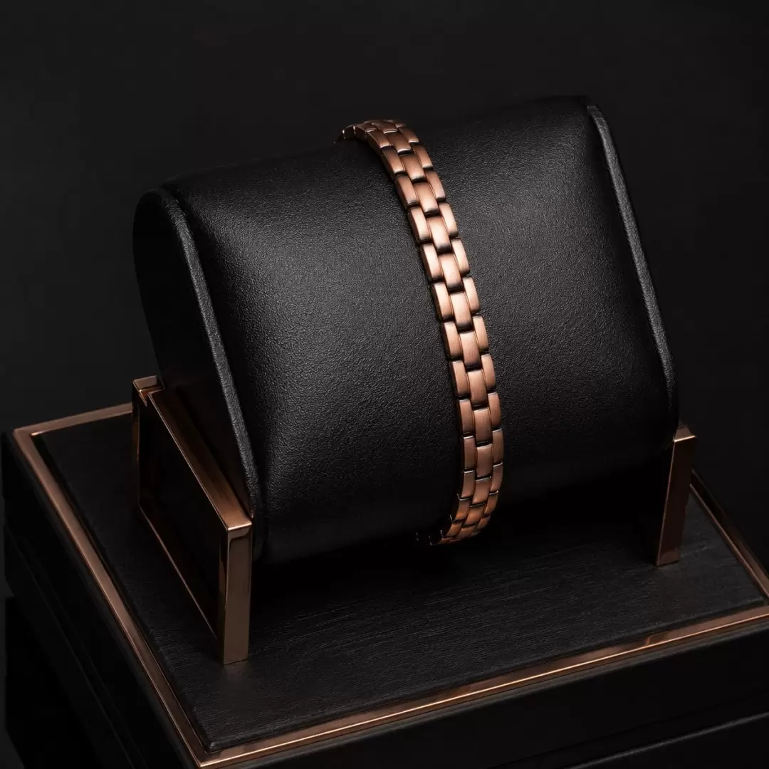 Bracelet cuivre magnétique réglable – cuivre pur & aimants néodyme