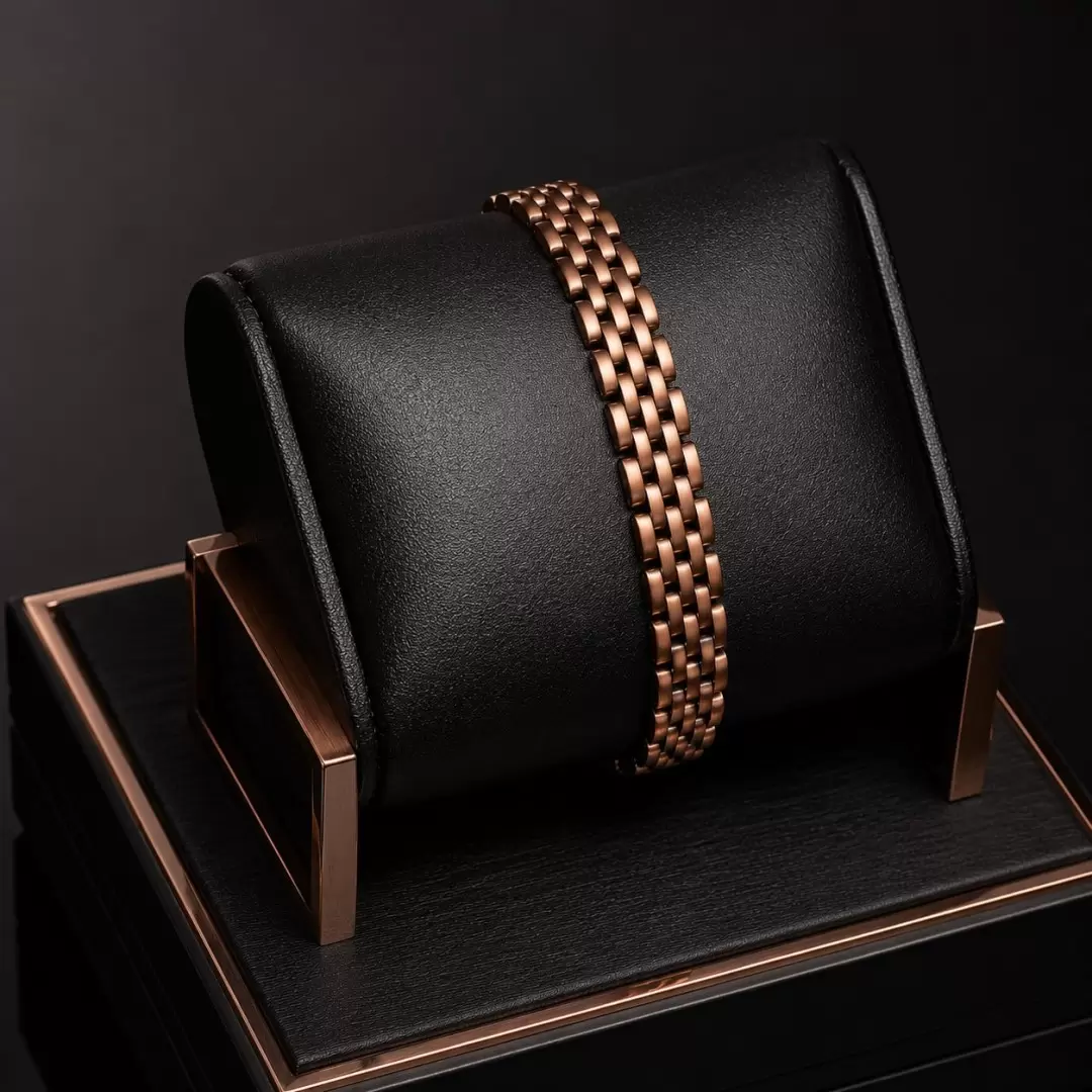 Bracelet cuivre magnétique large – cuivre pur et 22 aimants néodyme