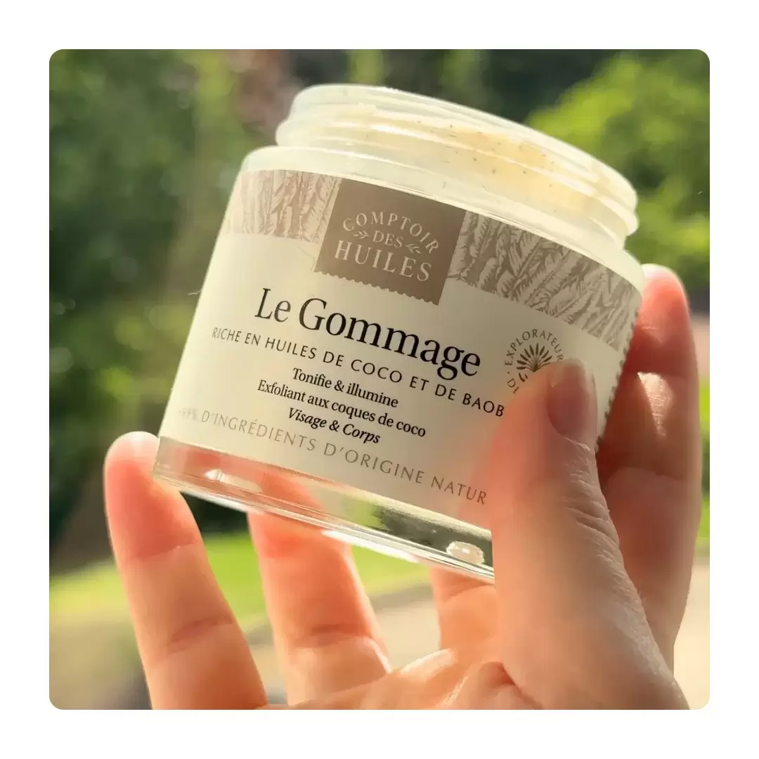 Gommage bio visage corps à la coco | Comptoir des Huiles