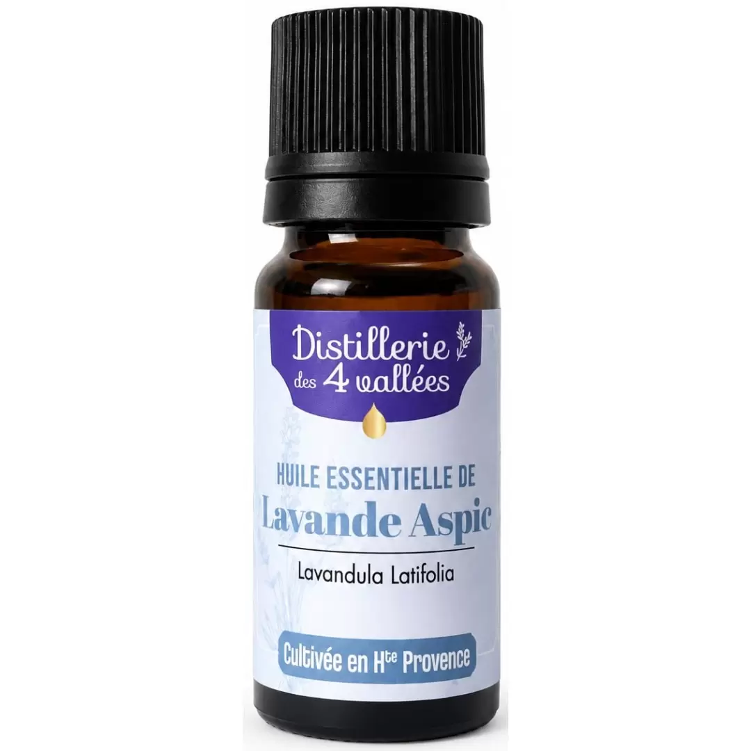 Huile Essentielle Lavande Aspic Sauvage Bio 10ml | Distillerie des 4 Vallées