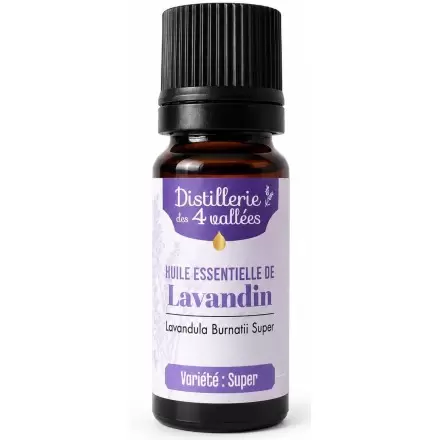 Huile Essentielle Lavandin Super Bio de la Drôme 10ml | Distillerie des 4 Vallées