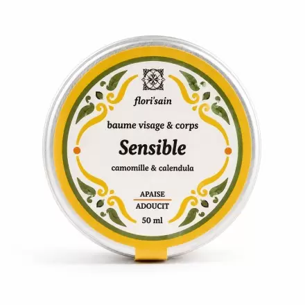 Baume Sensible Camomille Calendula – Peaux Sensibles | Flori'Sain