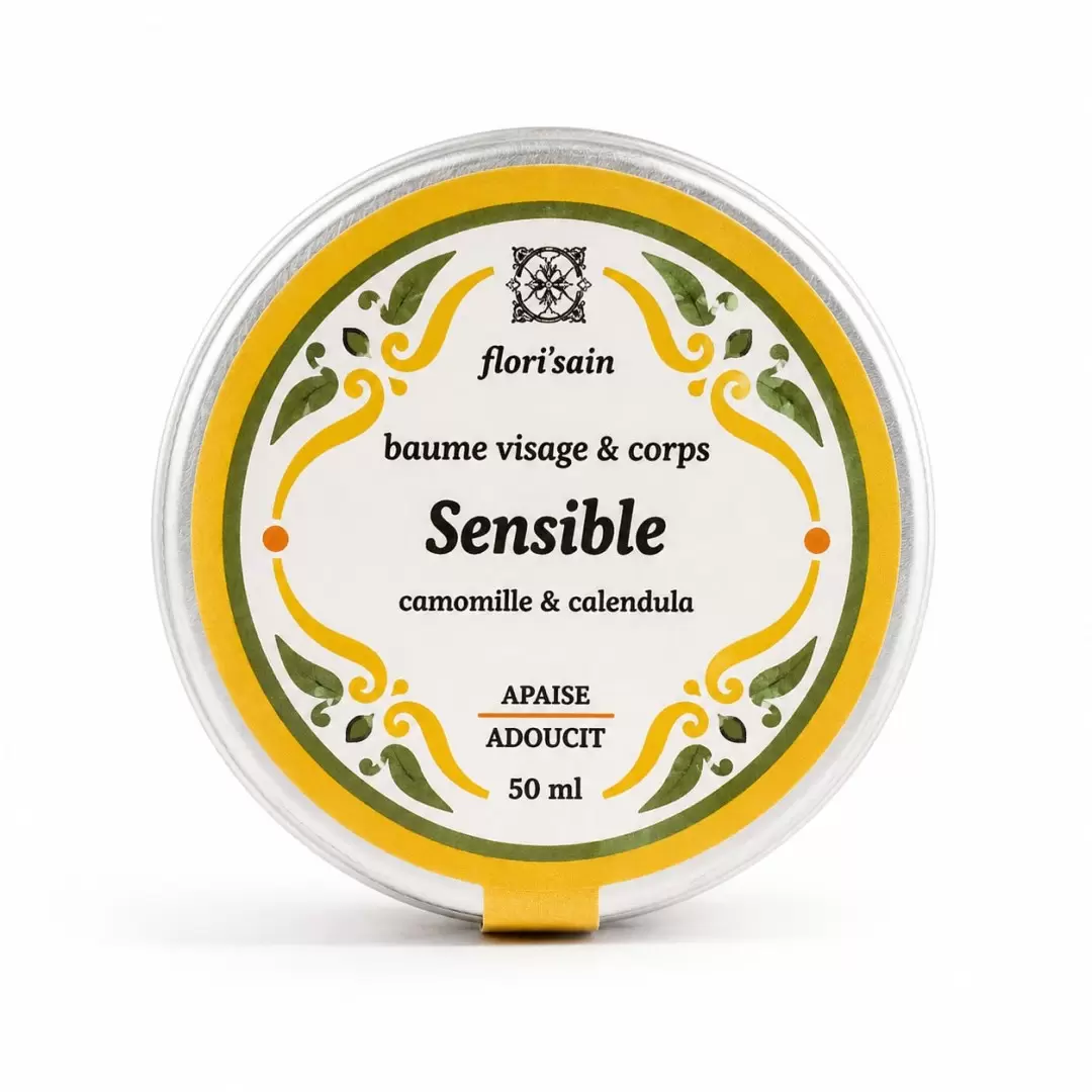 Baume Sensible Camomille Calendula – Peaux Sensibles | Flori'Sain