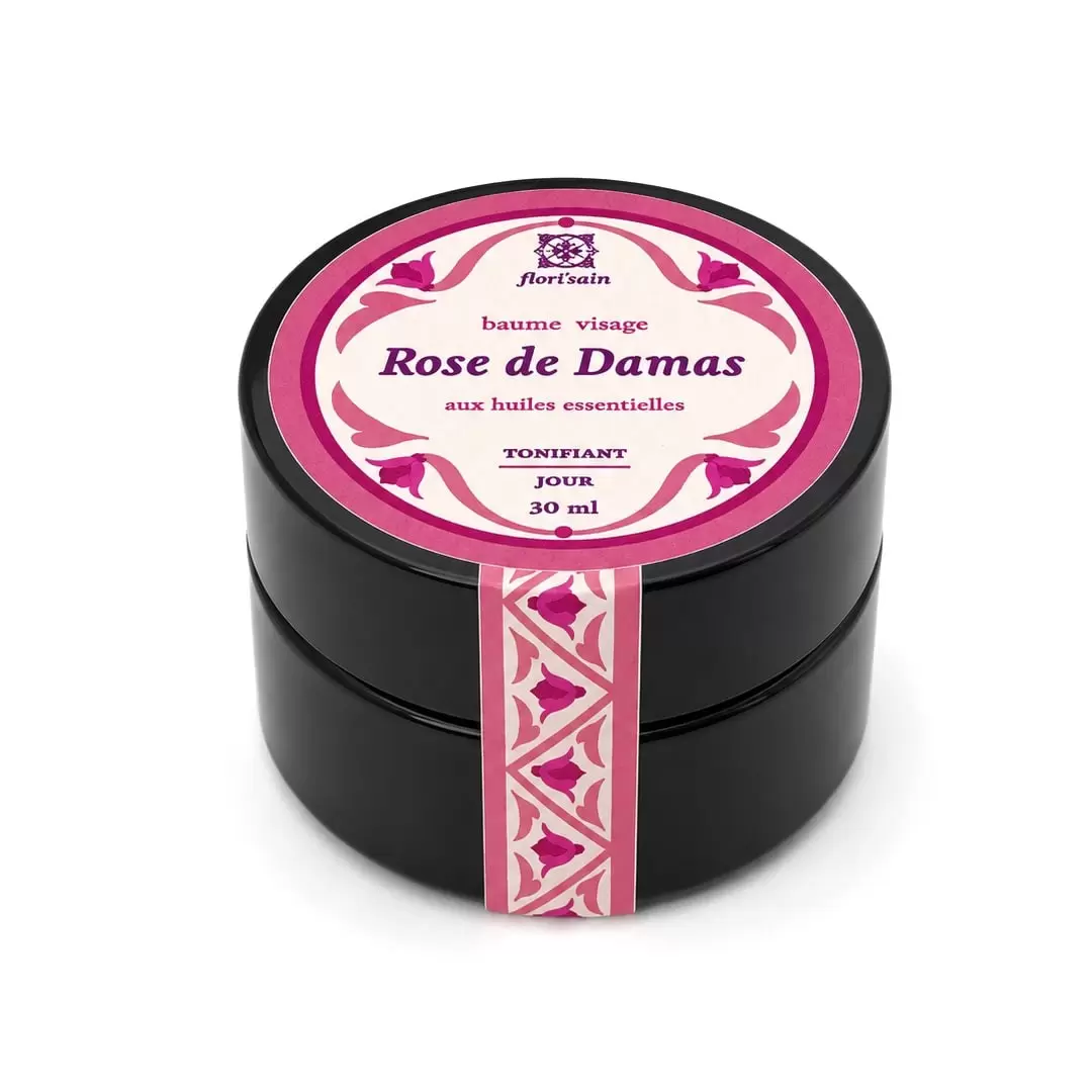 Baume Visage Rose de Damas – Soin de Jour Naturel | Flori'Sain