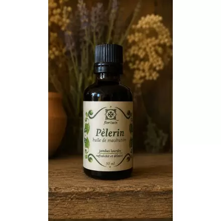 Huile de Macération Pèlerin - Massage Jambes Lourdes | Flori'Sain