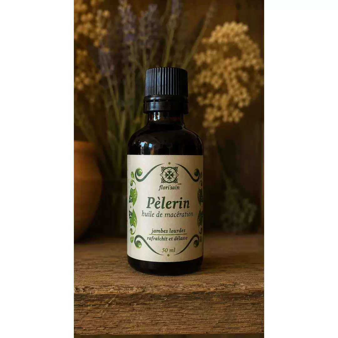 Huile Pèlerin - Massage Jambes Lourdes | Flori'Sain