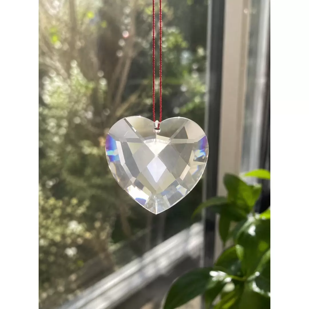 Cœur de cristal - attrape-soleil - Qualité AAA