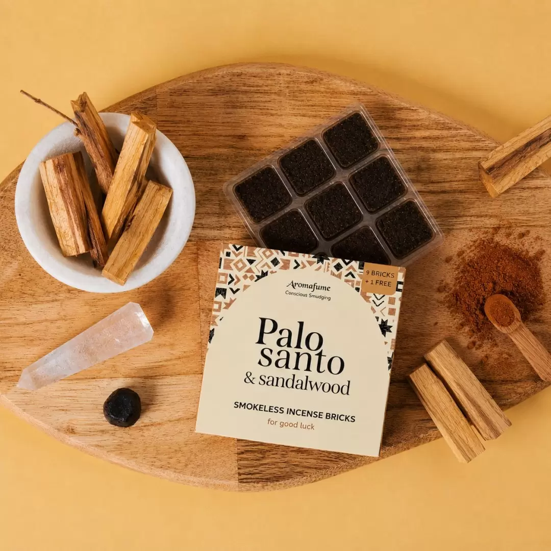 Briques d'encens Palo Santo & Santal | Aromafume