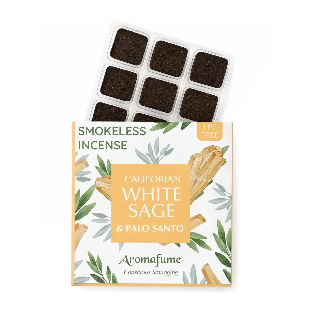 Briques d'encens Sauge Blanche & Palo Santo - Aromafume