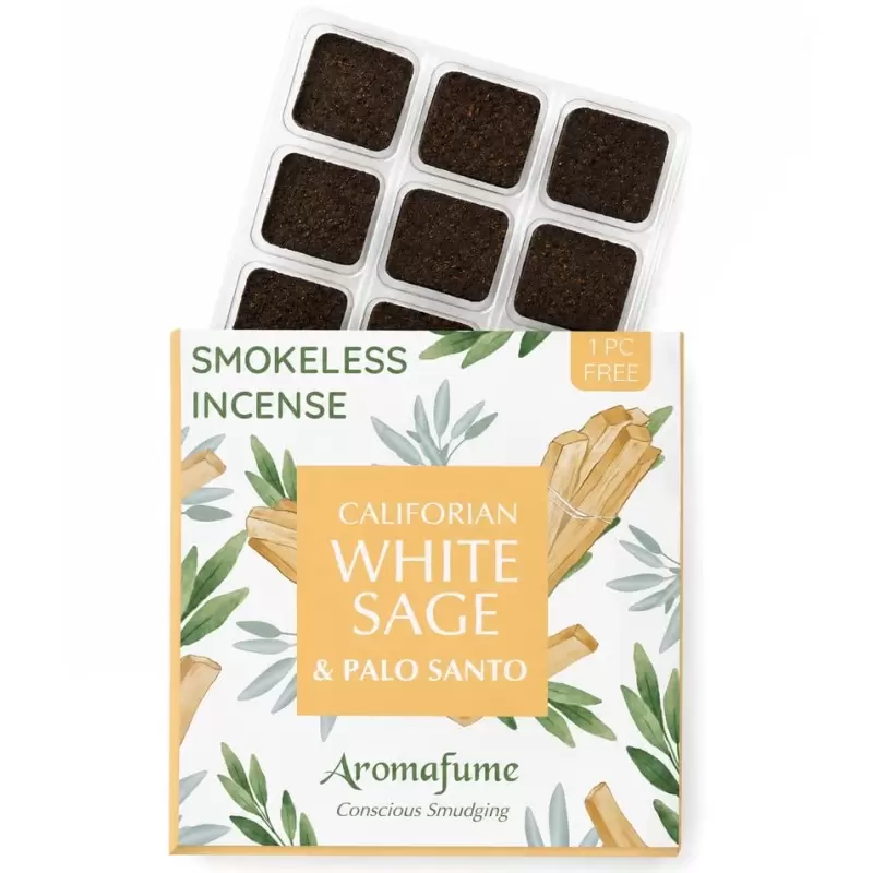 Briques d'encens Sauge Blanche & Palo Santo - Aromafume
