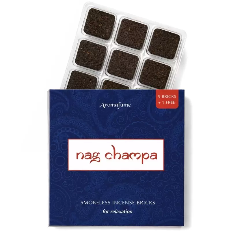 Briques d'encens Nag Champa sans fumée | Aromafume
