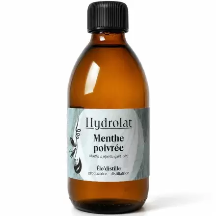 Hydrolat de Menthe Poivrée Bio - Qualité alimentaire - 250ml - Élo'Distille