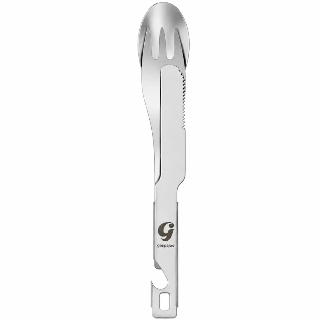 Couvert nomade 4 en 1 en inox Handy | Gaspajoe