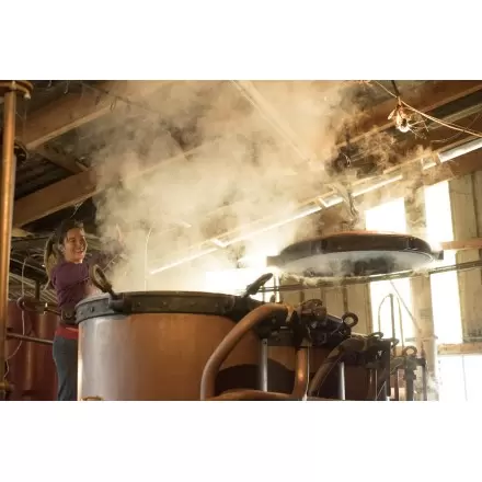 Distillation artisanale à la vapeur des plantes bio par Élodie - Élo'Distille