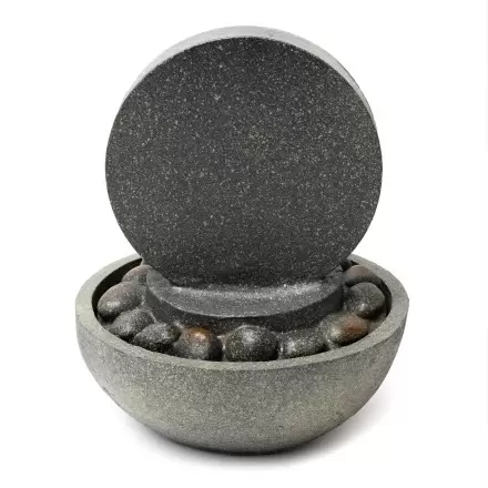 Fontaine d'intérieur zen Fleur de Vie avec LED – 26 cm