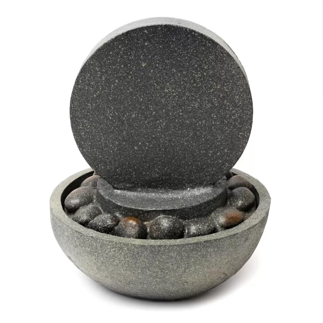Fontaine d'intérieur zen Fleur de Vie avec LED – 26 cm