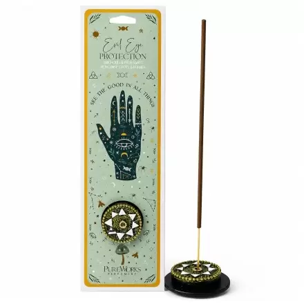 Encens Palo Santo & Patchouli + 1 porte-encens - Evil Eye Protection - Song of India