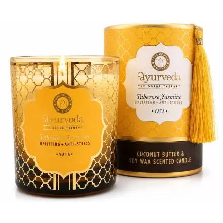 Bougie ayurvédique Jasmin & Tubéreuse - Vata - Song of India