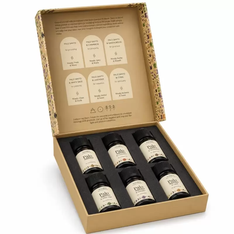 Coffret Palo Santo synergies d'huiles essentielles – Aromafume