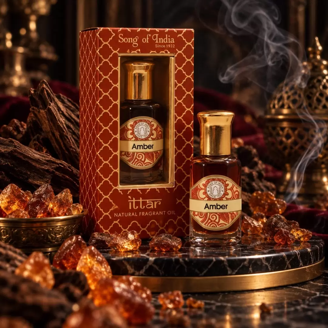 Parfum Ambre sans alcool - 10ml - Song of India