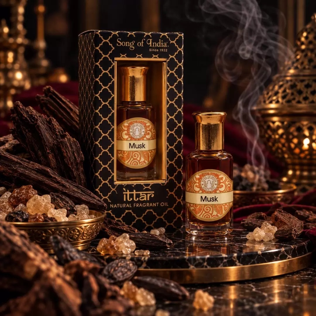 Parfum Musk sans alcool - 10ml - Song of India
