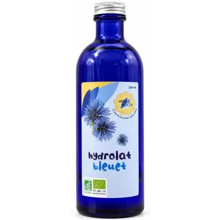 Hydrolat de Bleuet Bio du Jura – Qualité Alimentaire – Menthe et Mélisse