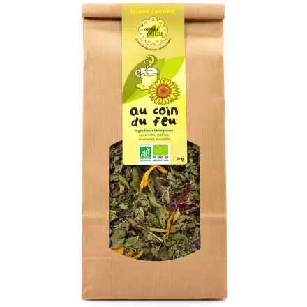 Tisane Sauvage Bio Au Coin du Feu du Jura - Menthe et Mélisse