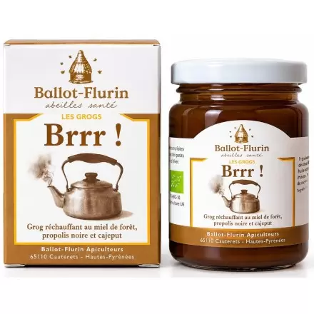Grog Réchauffant Bio au Miel & Propolis "Brrr!" | Ballot-Flurin