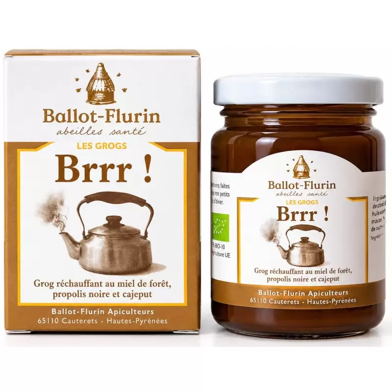 Grog Réchauffant Bio au Miel & Propolis "Brrr!" | Ballot-Flurin