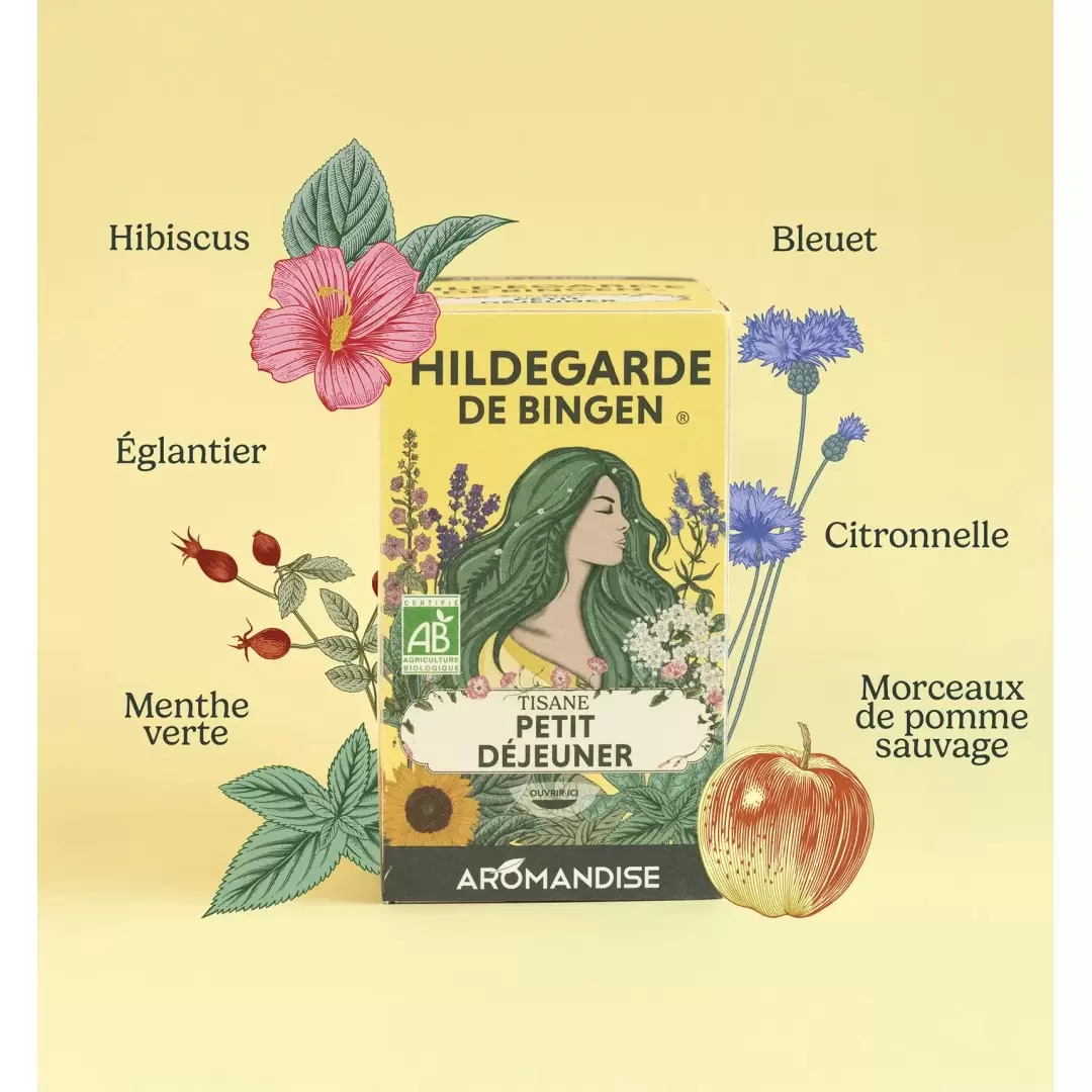 Tisane Petit Déjeuner Bio Hildegarde de Bingen | Aromandise