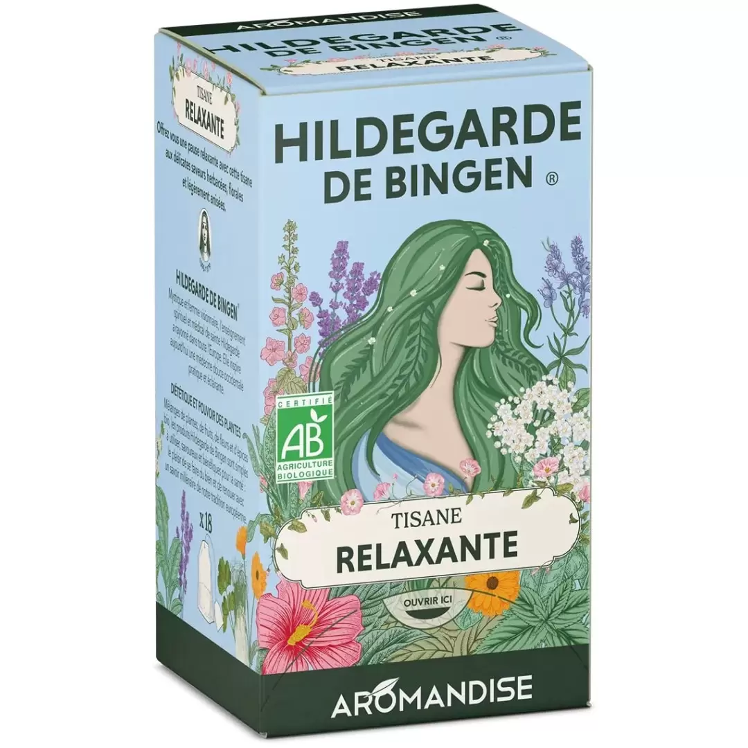 Tisane Relaxante Bio Hildegarde de Bingen | Aromandise