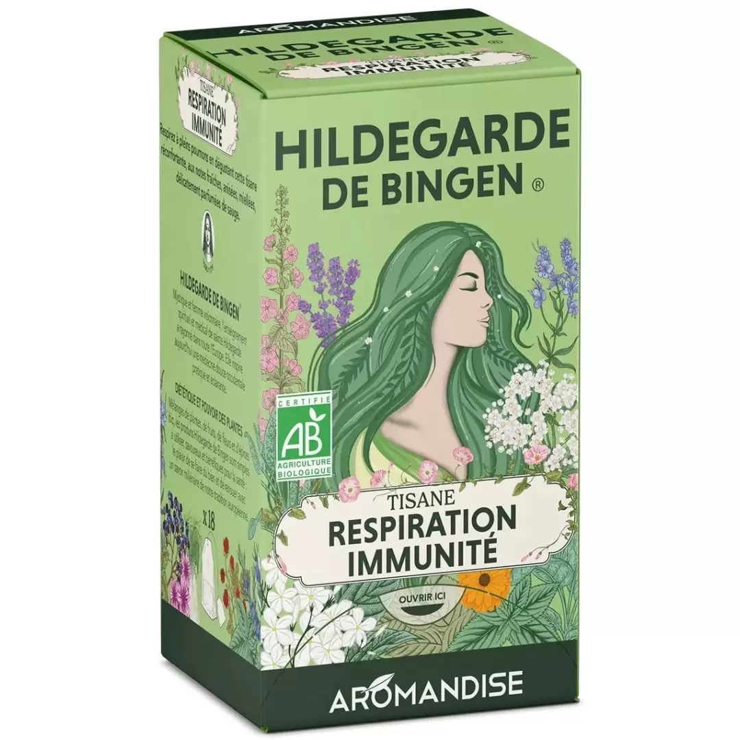 Tisane Respiration Immunité Bio Hildegarde de Bingen | Aromandise